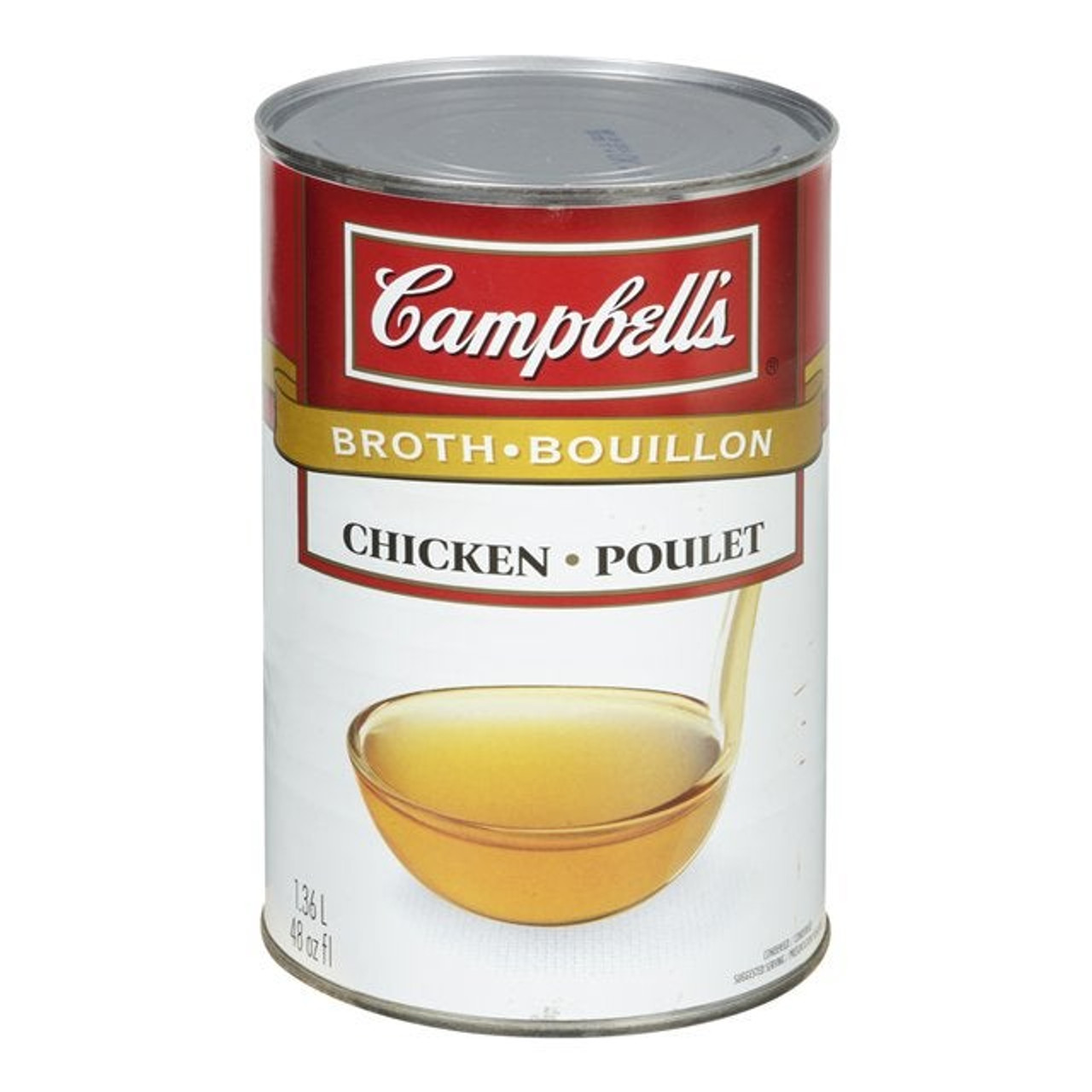 Campbells Clear Chicken Soup Broth | 1.36L/Unit, 12 Units/Case