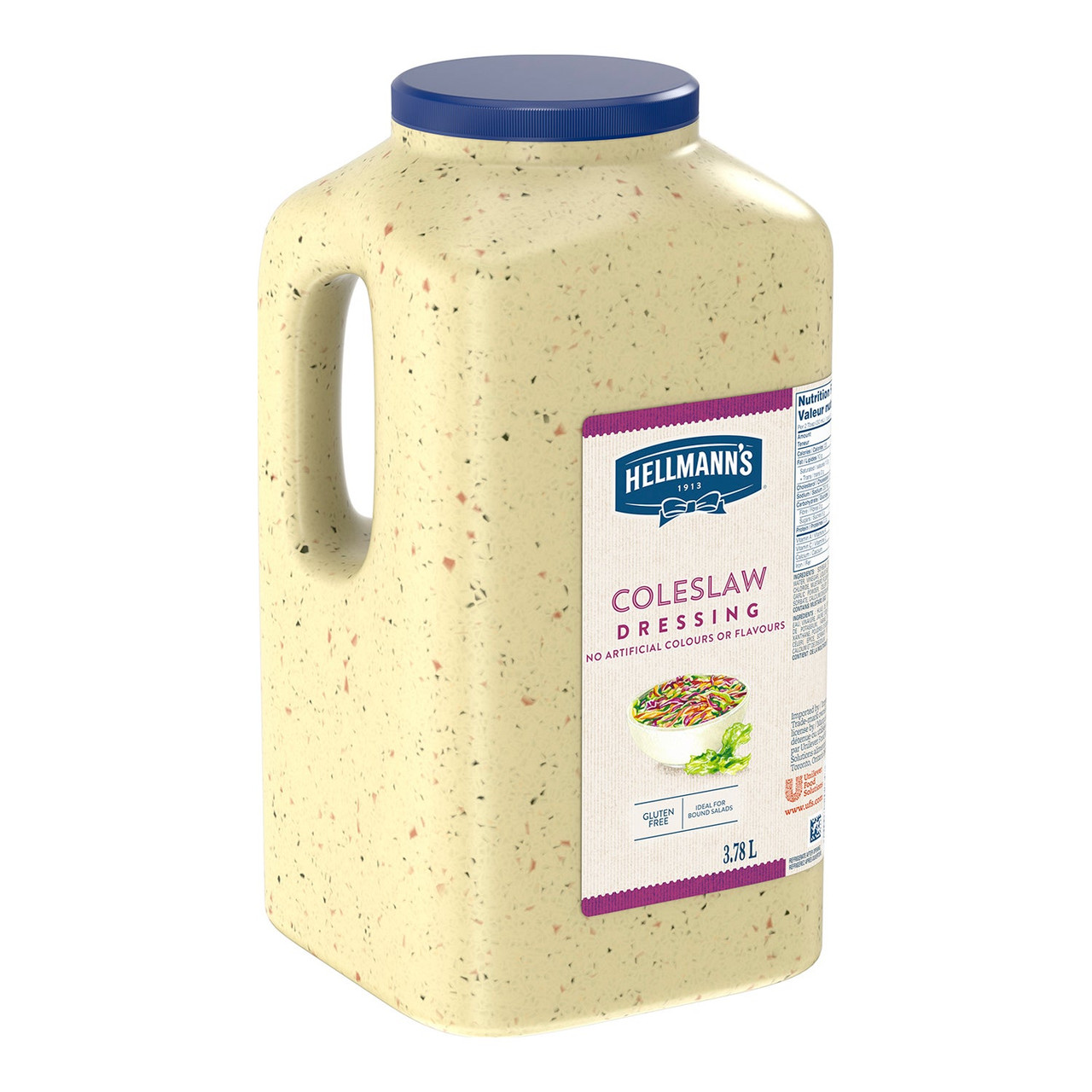 Hellmann's Creamy Coleslaw Dressing, Gluten Free 3.78L/Unit, 2 Units/Case
