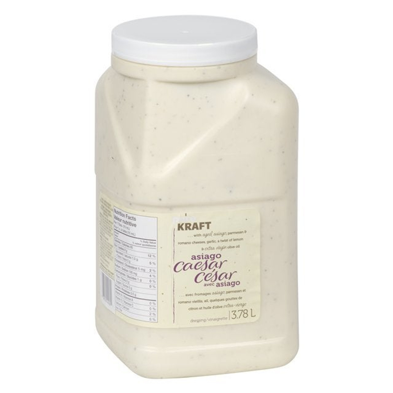 Kraft Pure Pure Asiago Caesar Dressing | 3.78L/Unit, 2 Units/Case