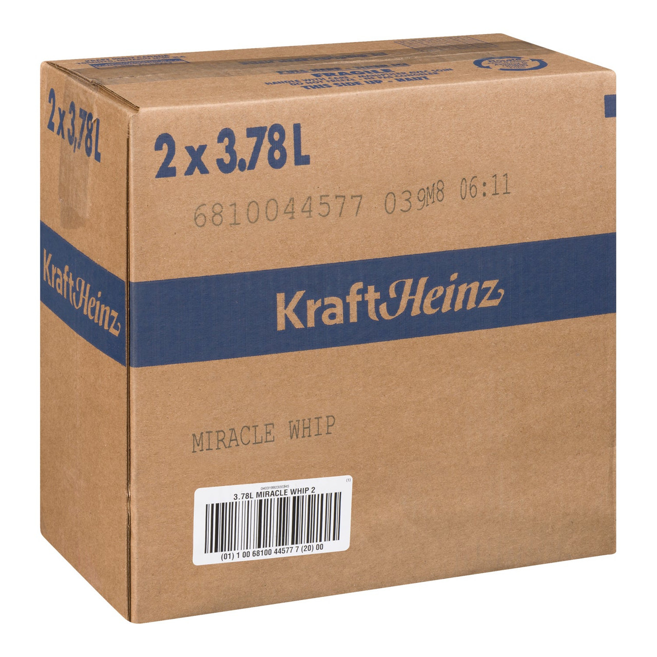 Kraft Miracle Whip Dressing | 3.78L/Unit, 2 Units/Case