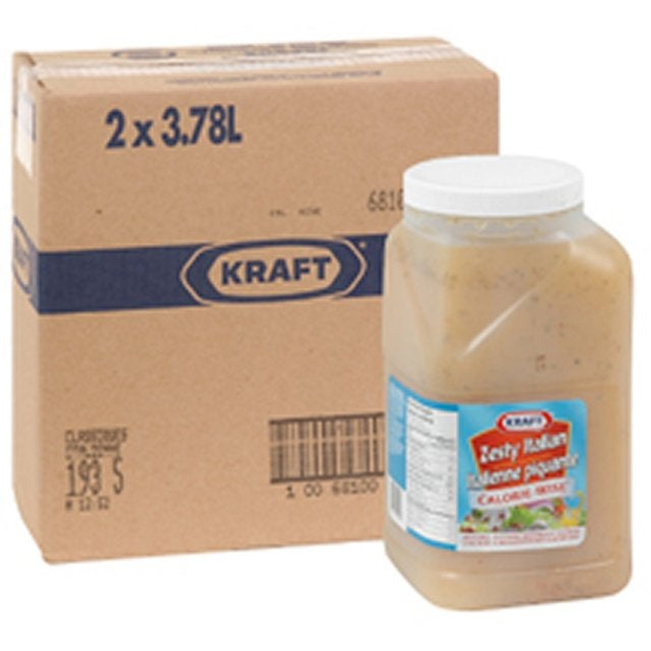 Kraft Zesty Italian Dressing, Low Calorie 3.78L/Unit, 2 Units/Case