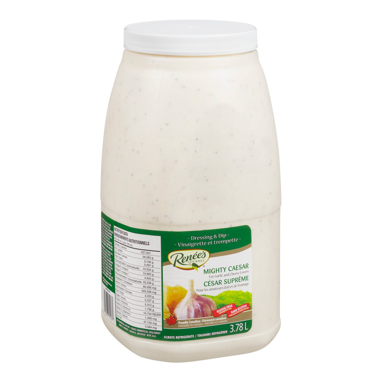 Renee's Gourmet Mighty Caesar Dressing 3.78L/Unit, 2 Units/Case