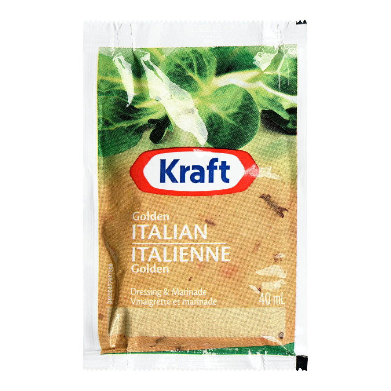 Kraft Golden Italian Dressing, Portion 40ML/Unit, 100 Units/Case