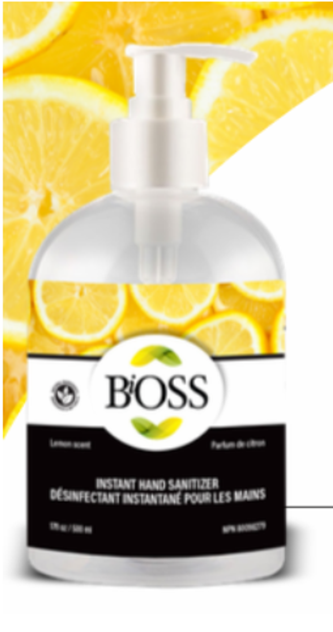 Bioss Gel Hand Sanitizer, with Pump, 500Ml | 500ML/Unit, 24 Units/Case