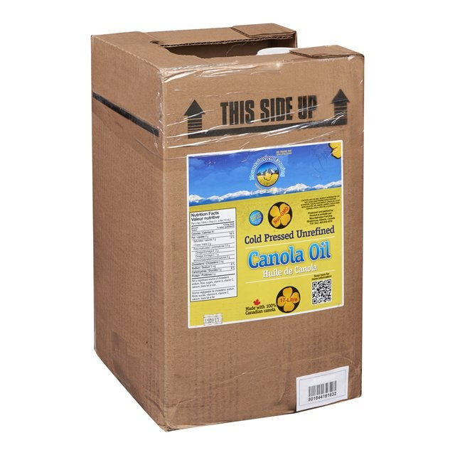 Mountain View Canola Cold Pressed Canola Oil 17L /37 Lbs