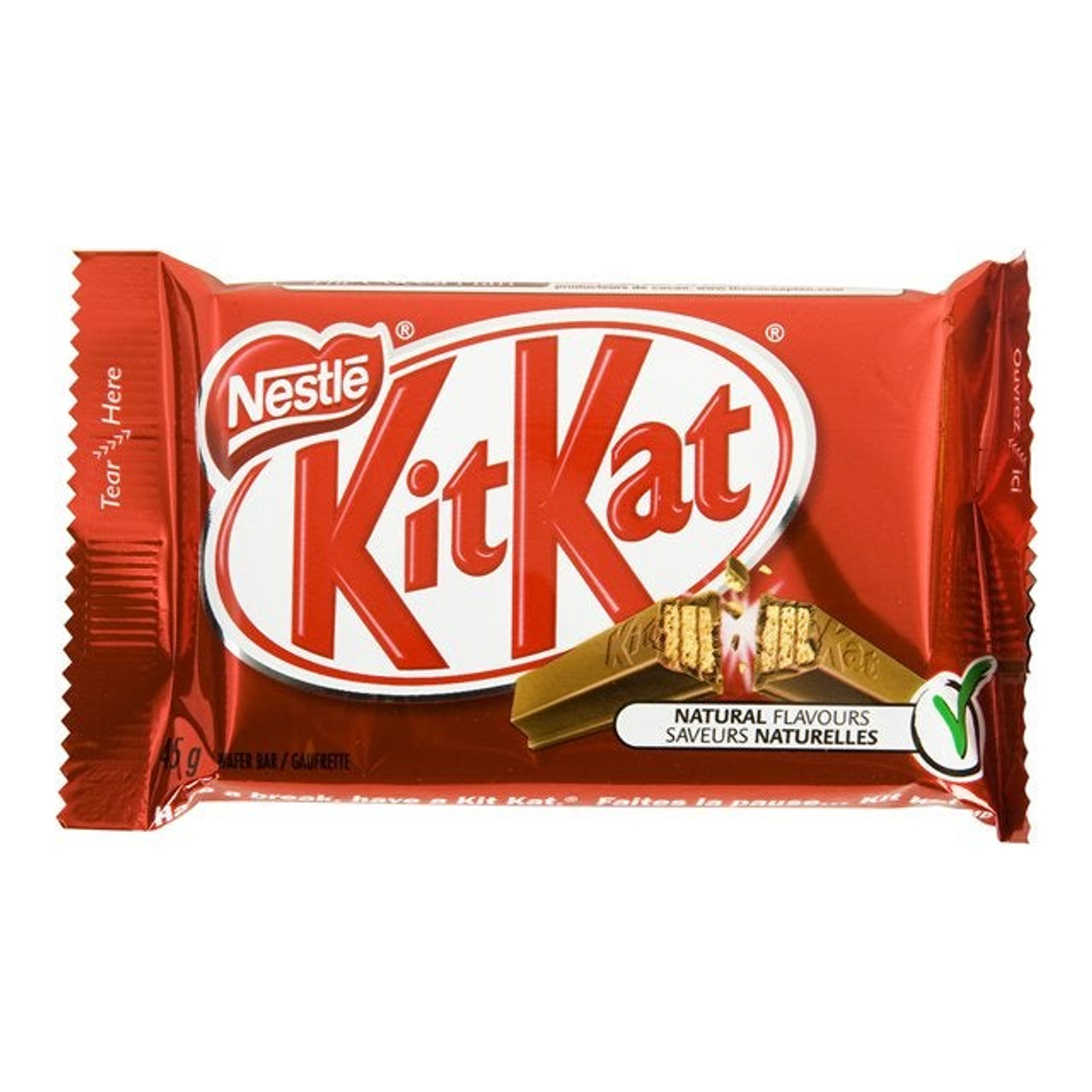 Kit Kat Kat Chocolate Bars, Regular 45G/Unit, 48 Units/Case
