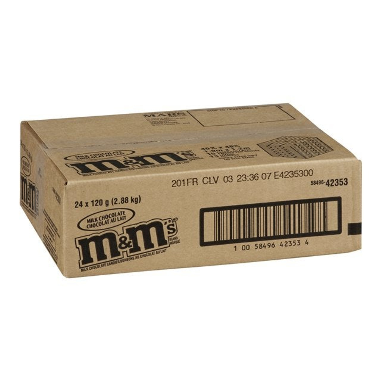 M&M's M&M Candy, Peg Pack | 120G/Unit, 24 Units/Case