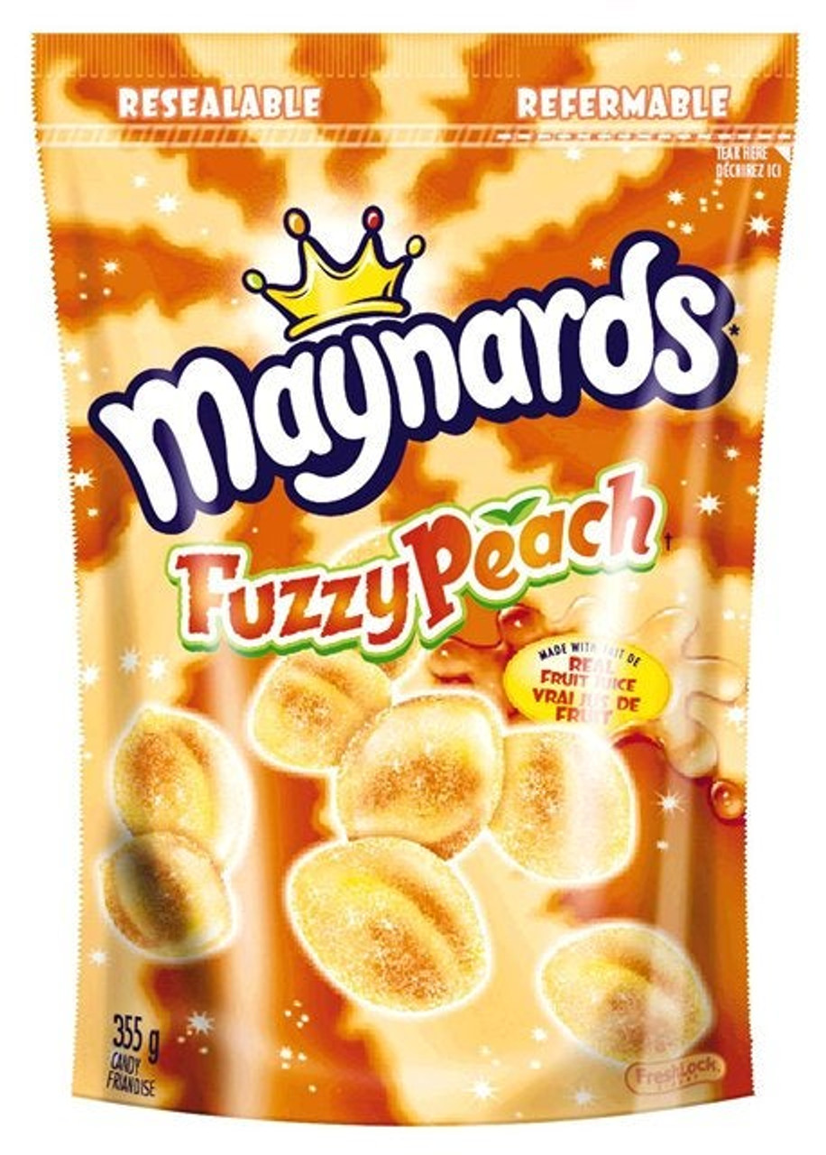 Maynards Fuzzy Peach Candy | 355G/Unit, 1 Unit/Case