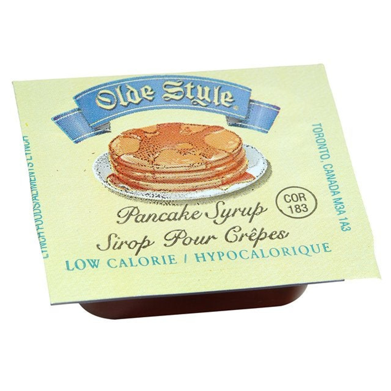 Olde Style Pancake Syrup, Low Calorie, Portion | 16ML/Unit, 200 Units/Case