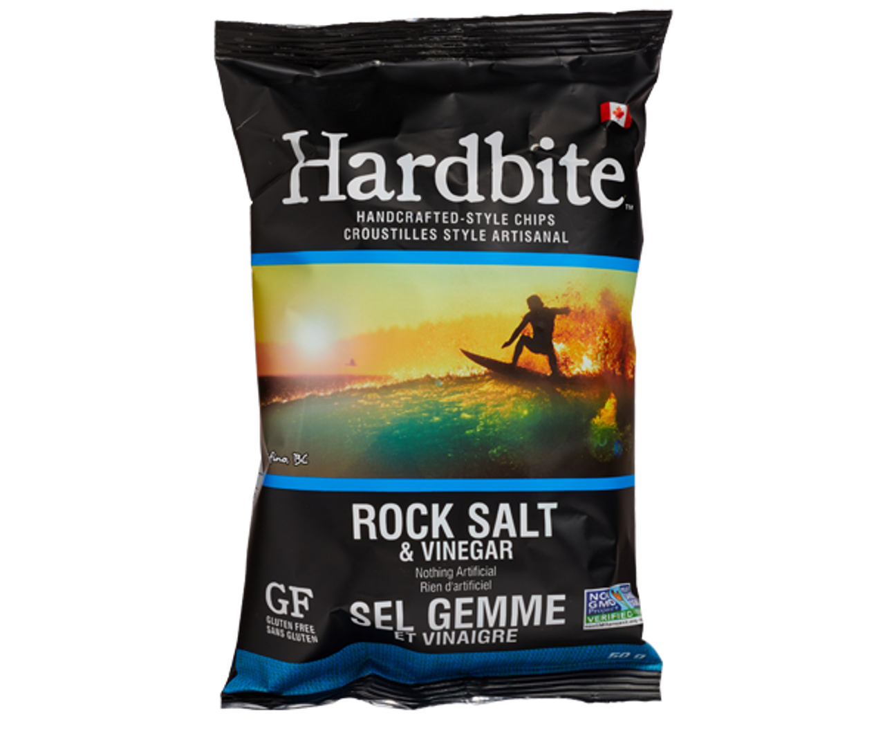Hardbite Chips Rock Salt & Vinegar Potato Chips | 50G/Unit, 30 Units/Case