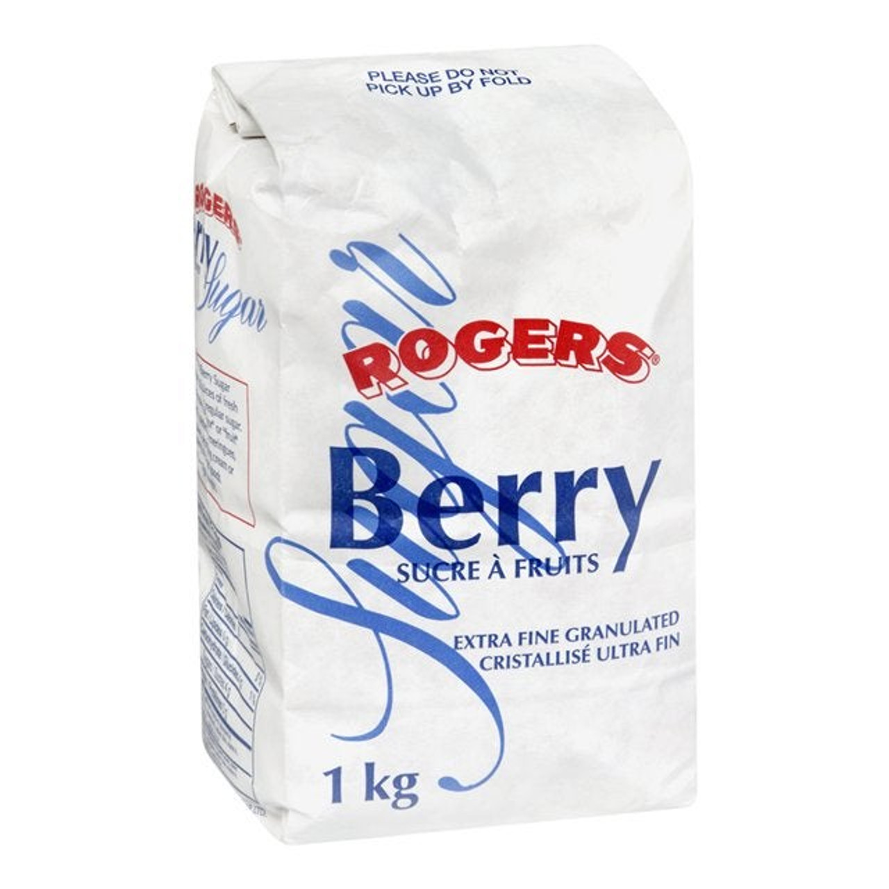 Rogers Superfine Berry Sugar, Bag | 1KG/Unit, 12 Units/Case