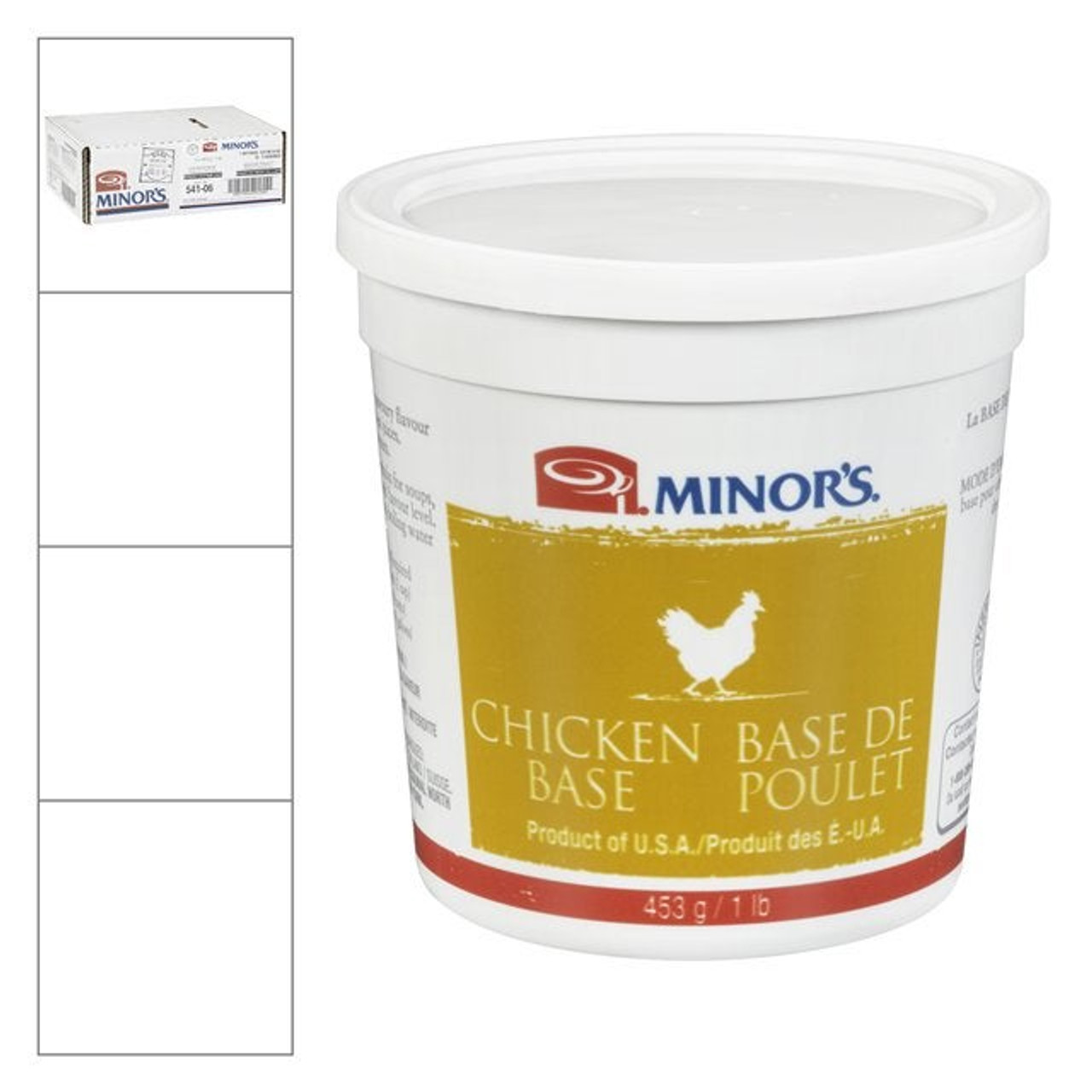 Minor's Chicken Base, No Msg, Trans Fat Compliant | 1LB/Unit, 6 Units/Case