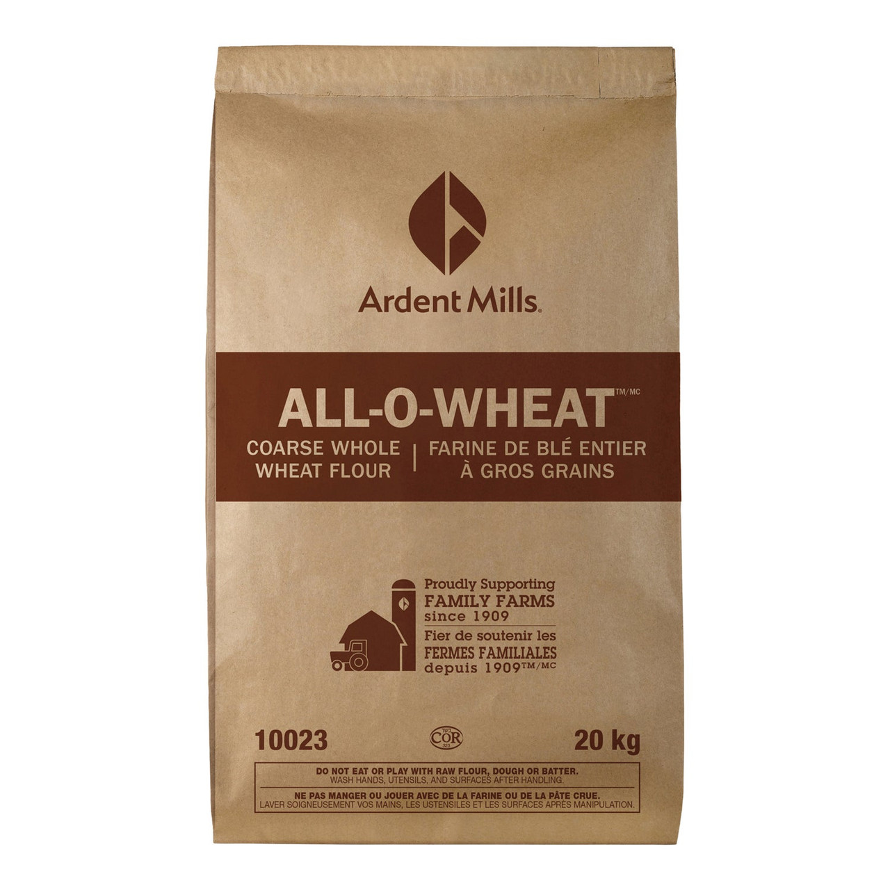 Ardent Mills All-O-Wheat Coarse Whole Wheat Flour | 20KG/Unit, 1 Unit/Case