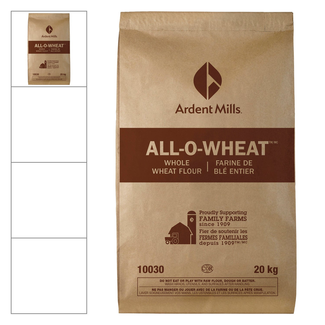 Ardent Mills All-O-Wheat Whole Wheat Flour, Bag | 20KG/Unit, 1 Unit/Case