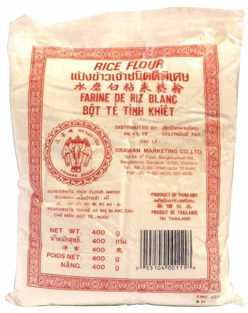 Erawan White Rice Flour 400G/Unit, 30 Units/Case