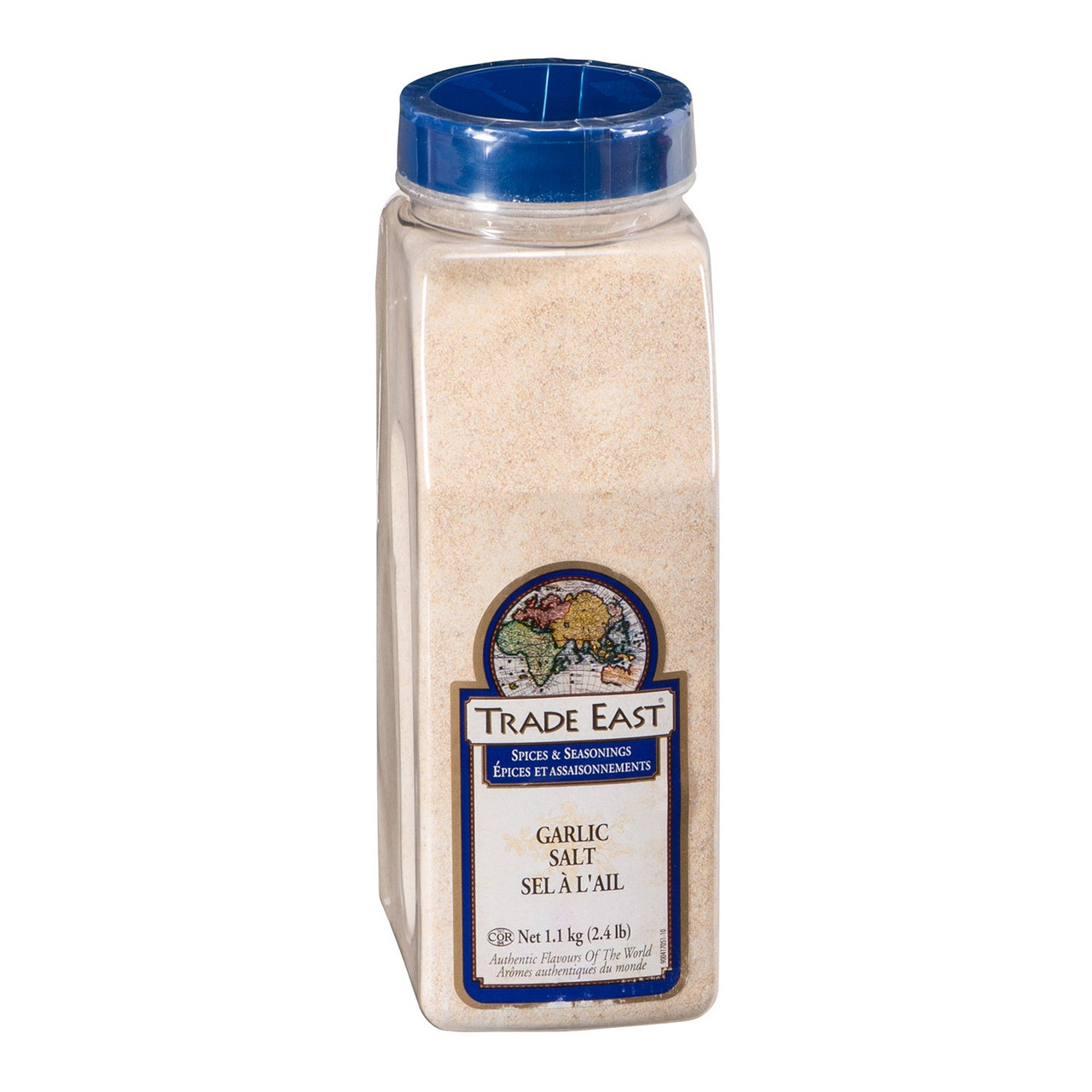 Trade East Granulated Garlic Salt, Spice, Shaker | 1.1KG/Unit, 12 Units/Case