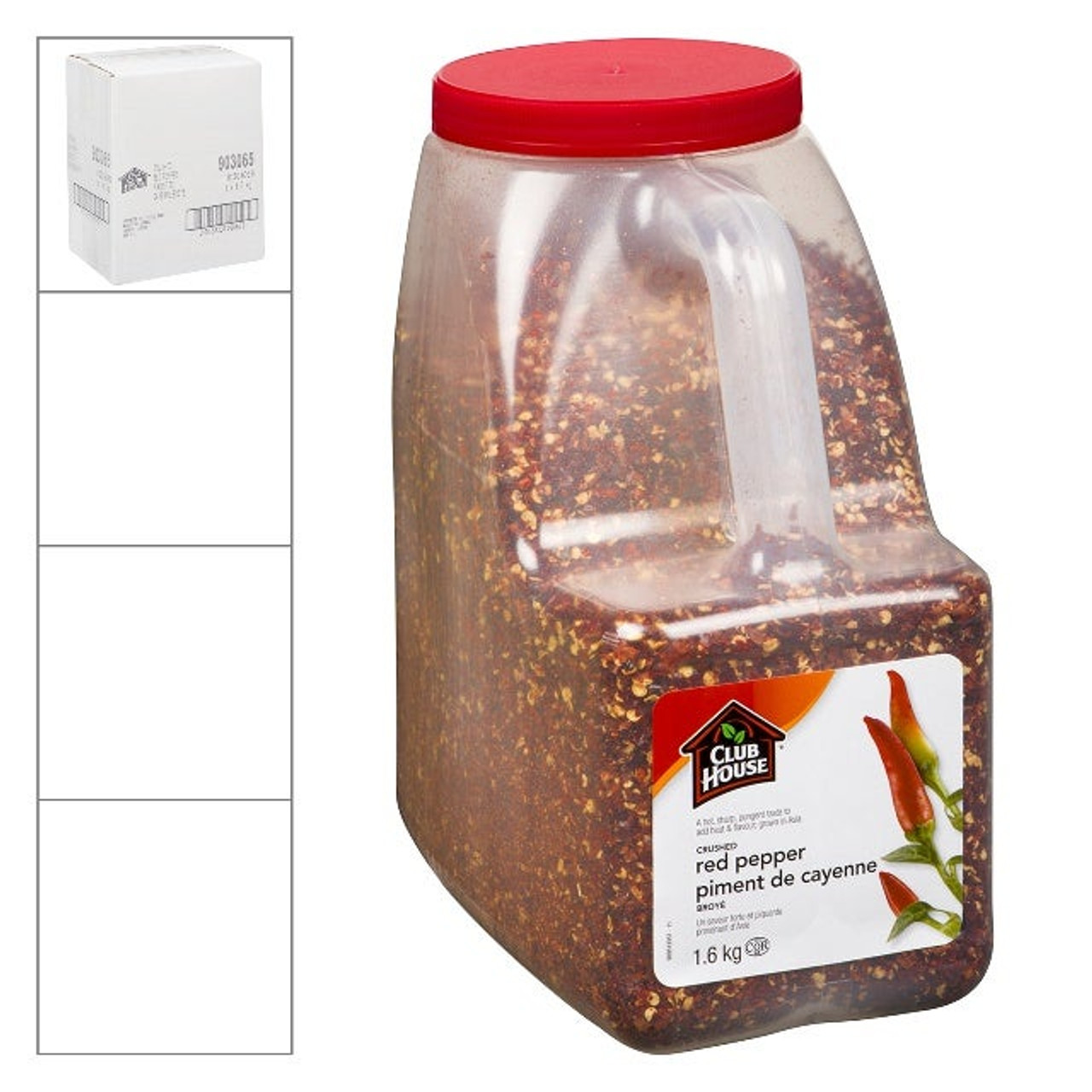 Clubhouse Crushed Red Chili Pepper, Spice | 1.6KG/Unit, 1 Unit/Case