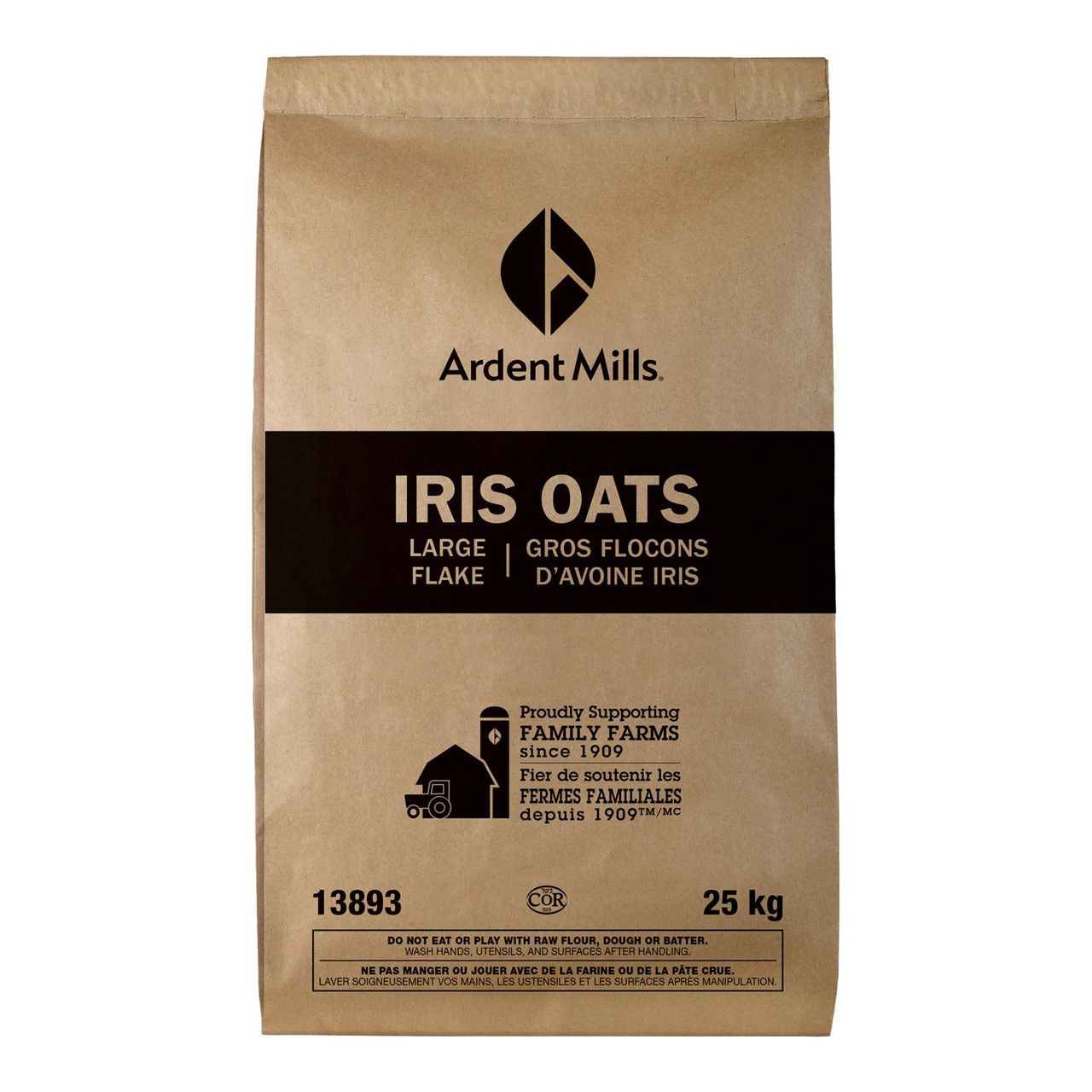 Ardent Mills Large Flake Iris Oats, Cereal | 25KG/Unit, 1 Unit/Case