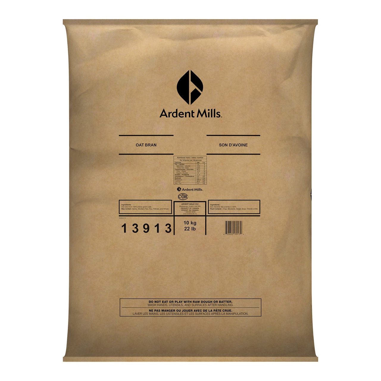 Ardent Mills Bran Oats | 10KG/Unit, 1 Unit/Case