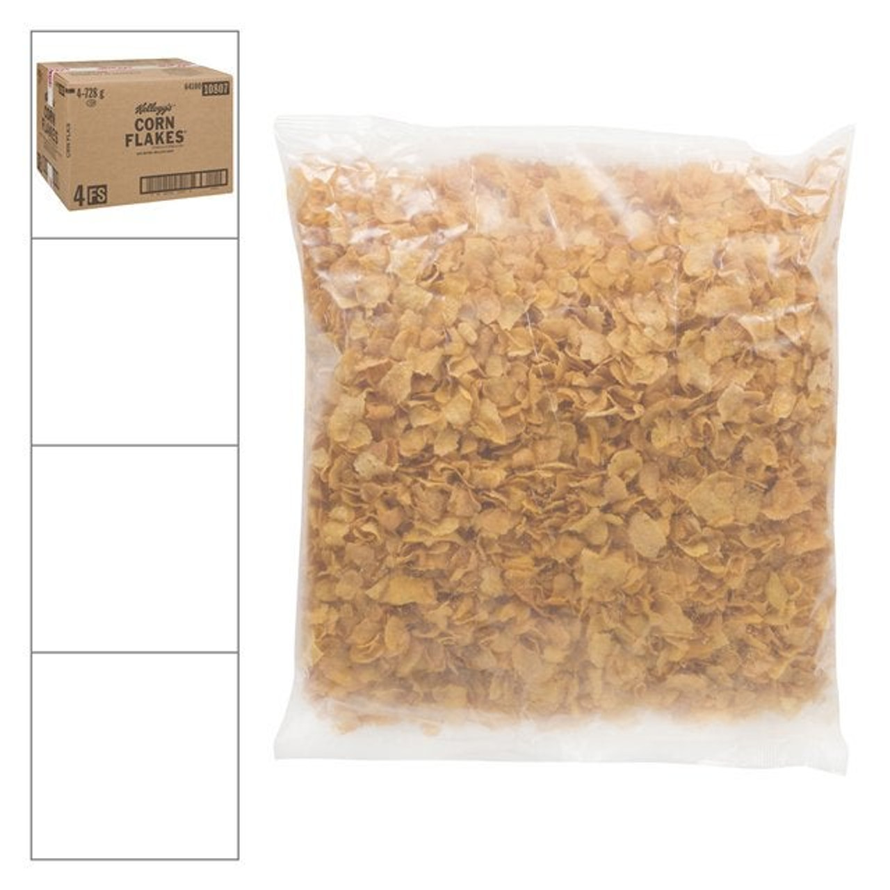 Kellogg's Corn Flake Cereal, Pouch | 728G/Unit, 4 Units/Case