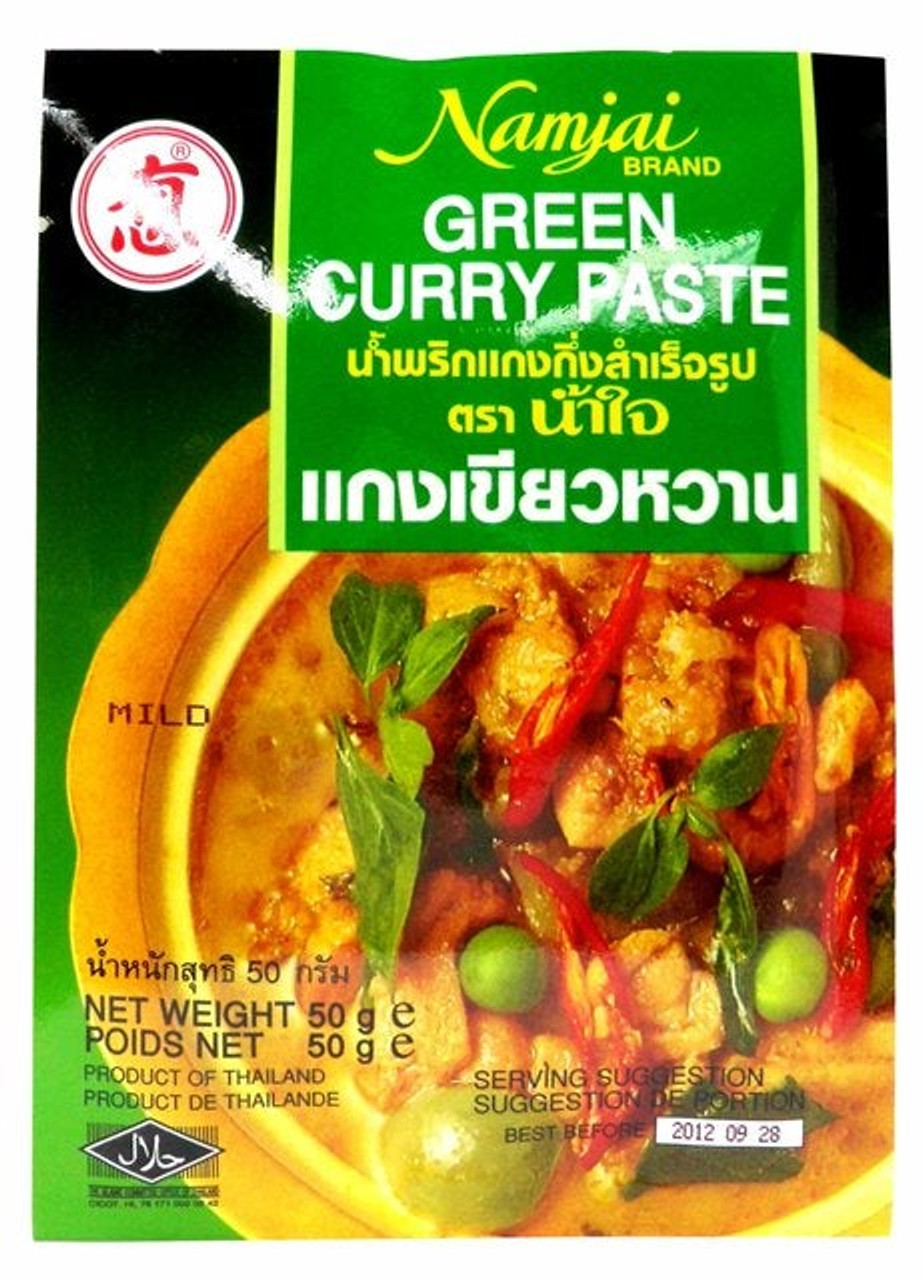 Mae Ploy Green Curry Paste Sauce | 50G/Unit, 12 Units/Case