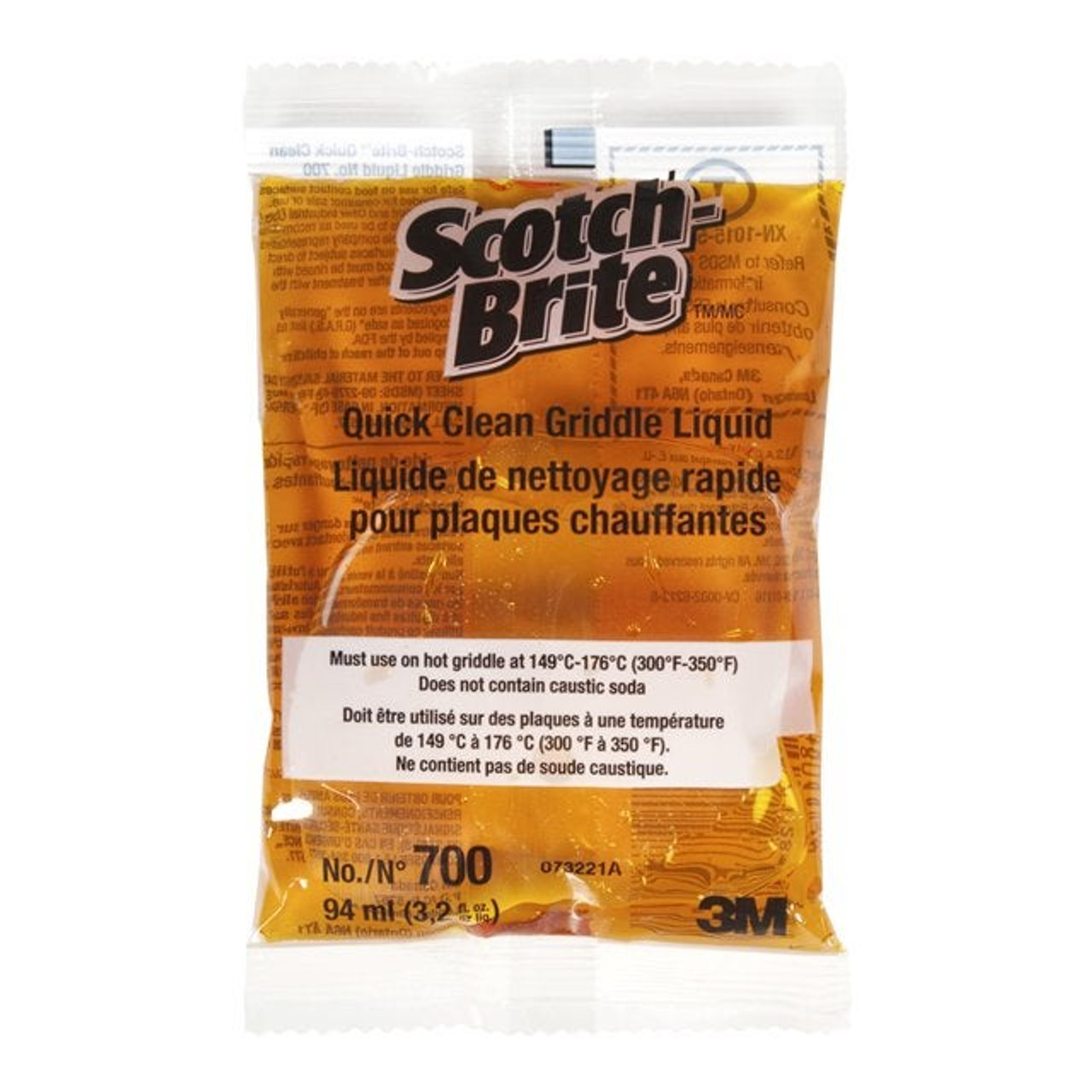 Scotch Brite Liquid Packet Quick Cleaner, Cleaner 700 | 40UN/Unit, 1 Unit/Case