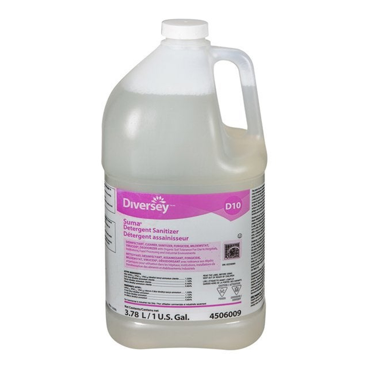 SUMA Liquid No Rinse Quarternary Sanitizers, Concentrate D11 | 3.78L/Unit, 4 Units/Case