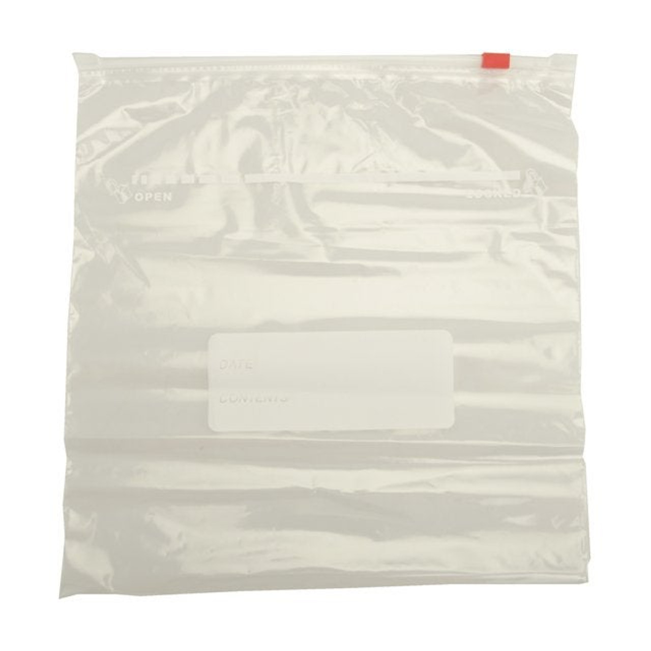 Gordon Choice Large Clear Plastic Bags, 26.8X27.9Cm, With Reclosable Slider | 75UN/Unit, 6 Units/Case