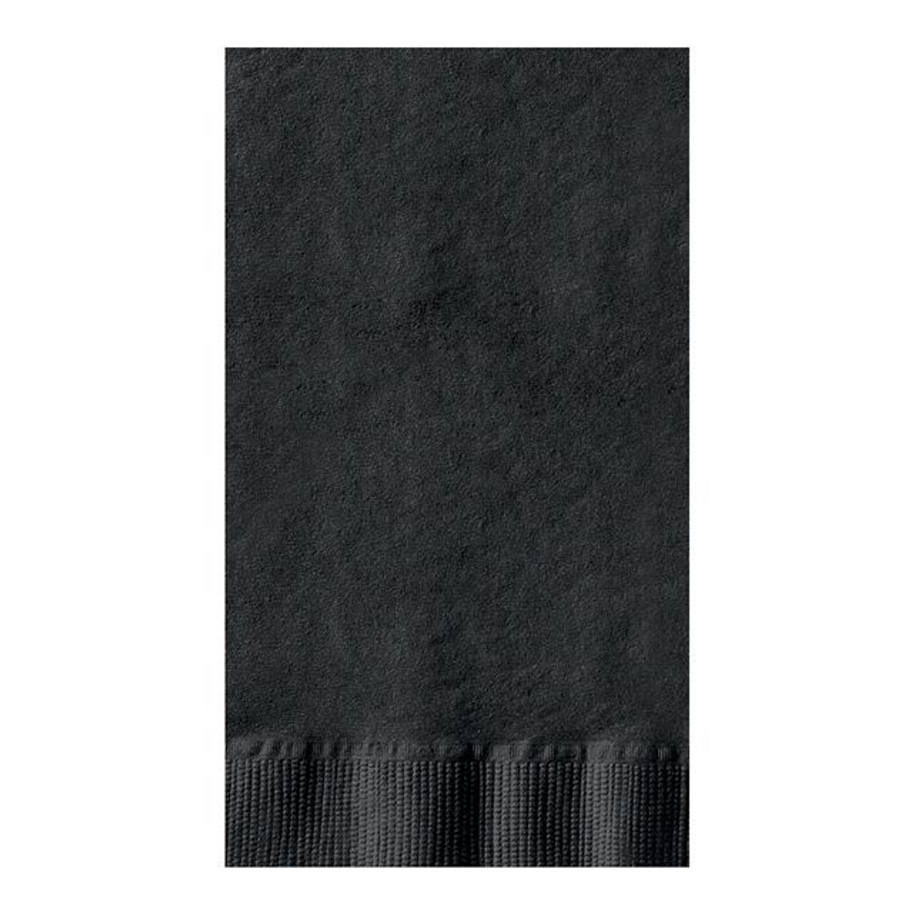 Gordon Choice Dinner Napkins, 2Ply 1/8 Fold Black 15 X 17In | 50UN/Unit, 12 Units/Case