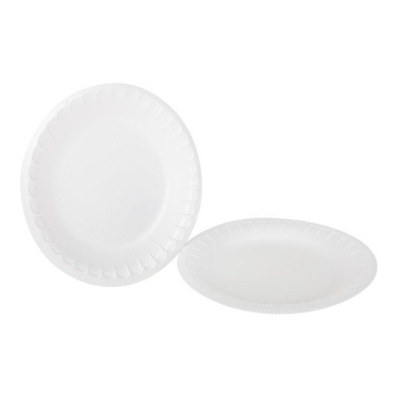 Gordon Choice 6in White Foam Plates, Satin | 1000UN/Unit, 1 Unit/Case