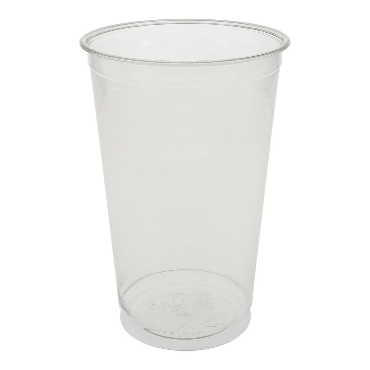 Gordon Choice 20oz Clear Plastic Cups, A Lid, Polyethylene Terephthalate | 50UN/Unit, 12 Units/Case