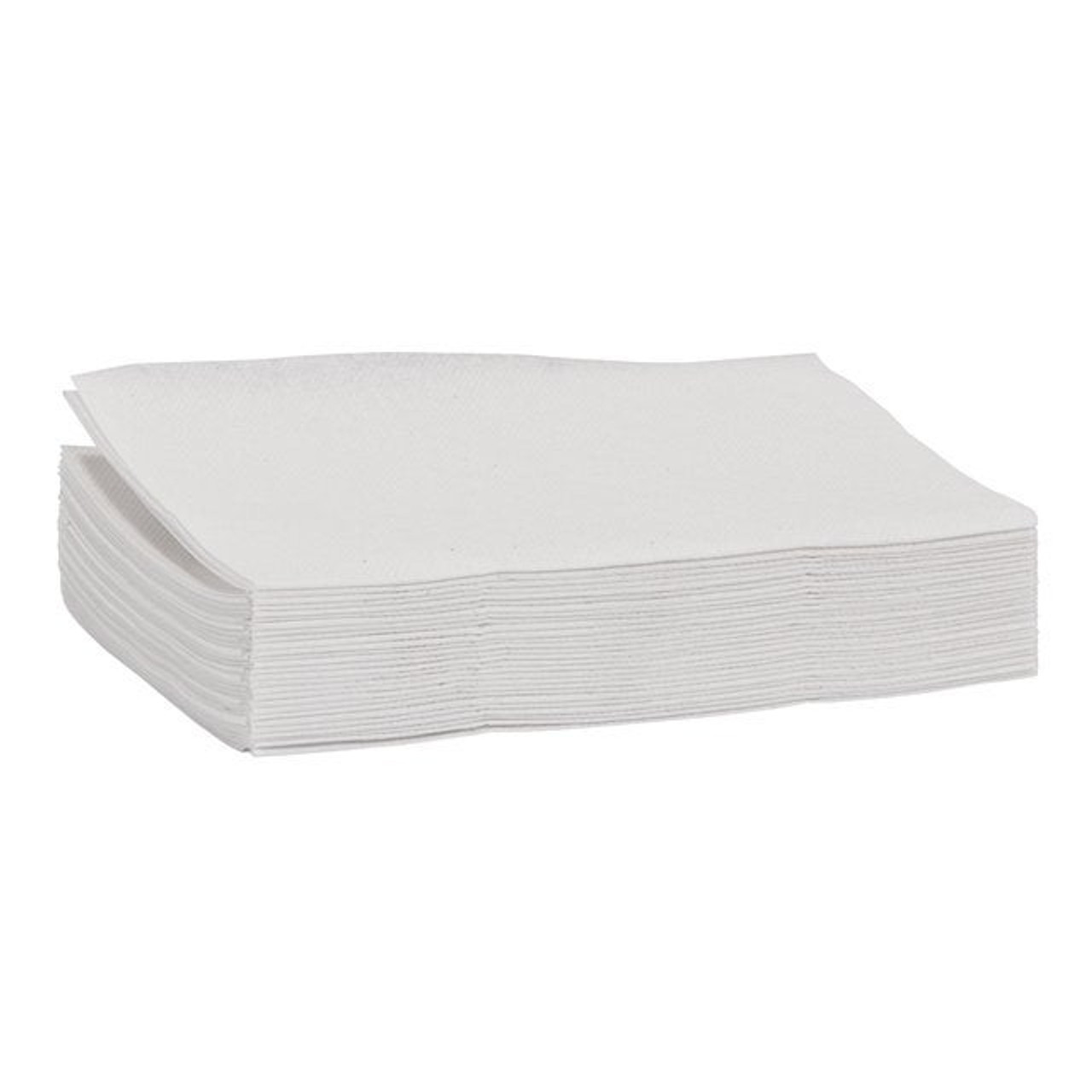 Gordon Choice Disposable Napkins, White 1Ply X Pressnap 8.5 X 13 | 500UN/Unit, 12 Units/Case