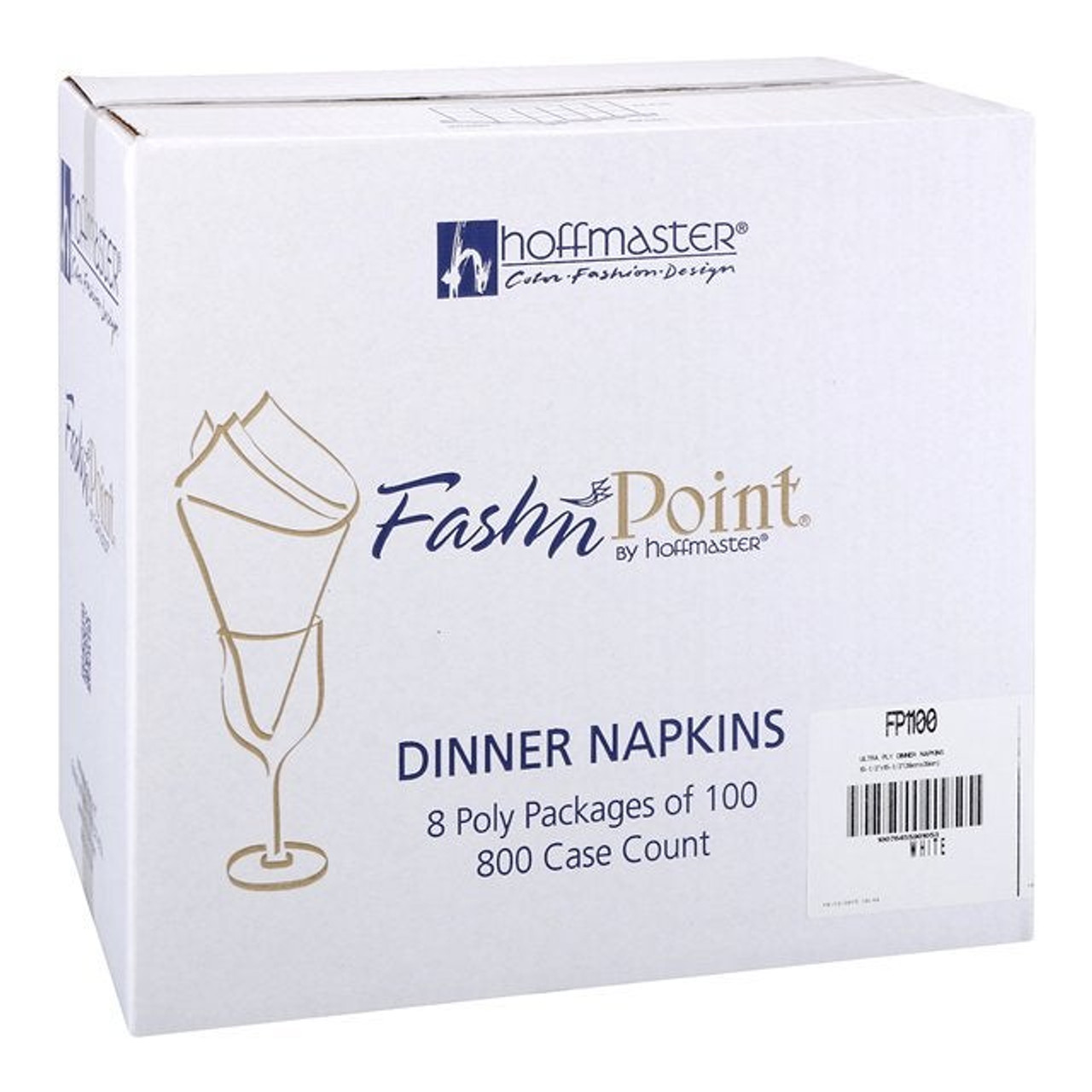 Browse White Quickset® Dinner Napkins / Hoffmaster