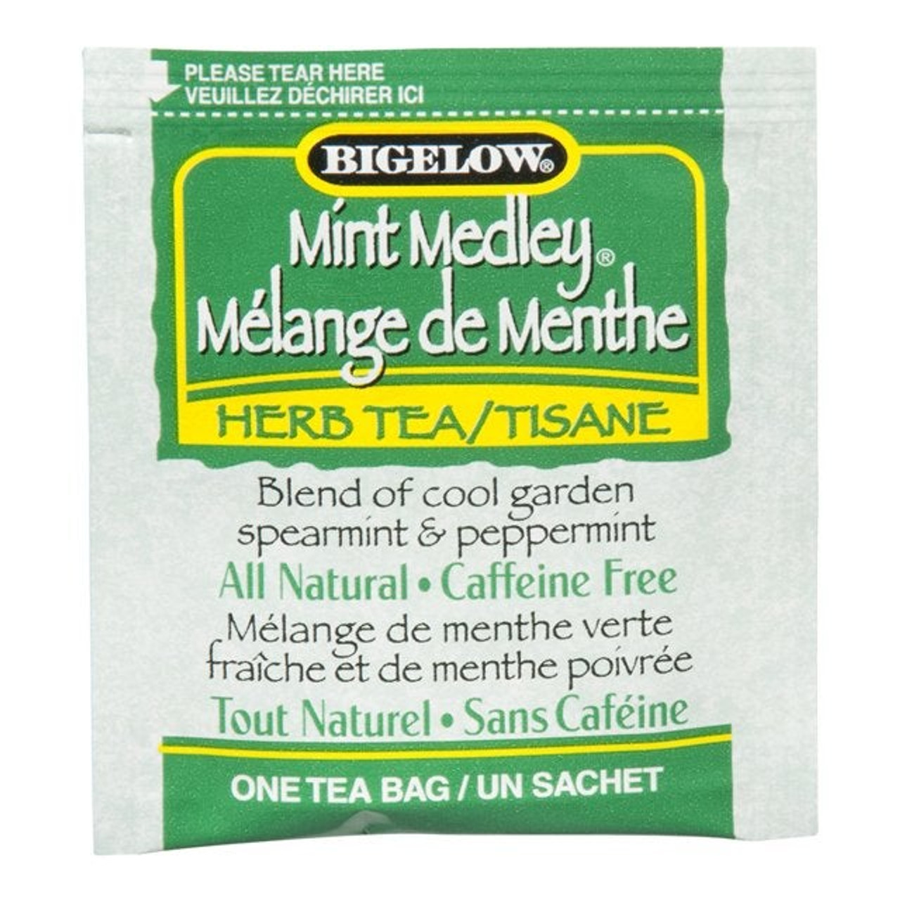 Bigelow Herbal Mint Tea, Medley | 28UN/Unit, 6 Units/Case