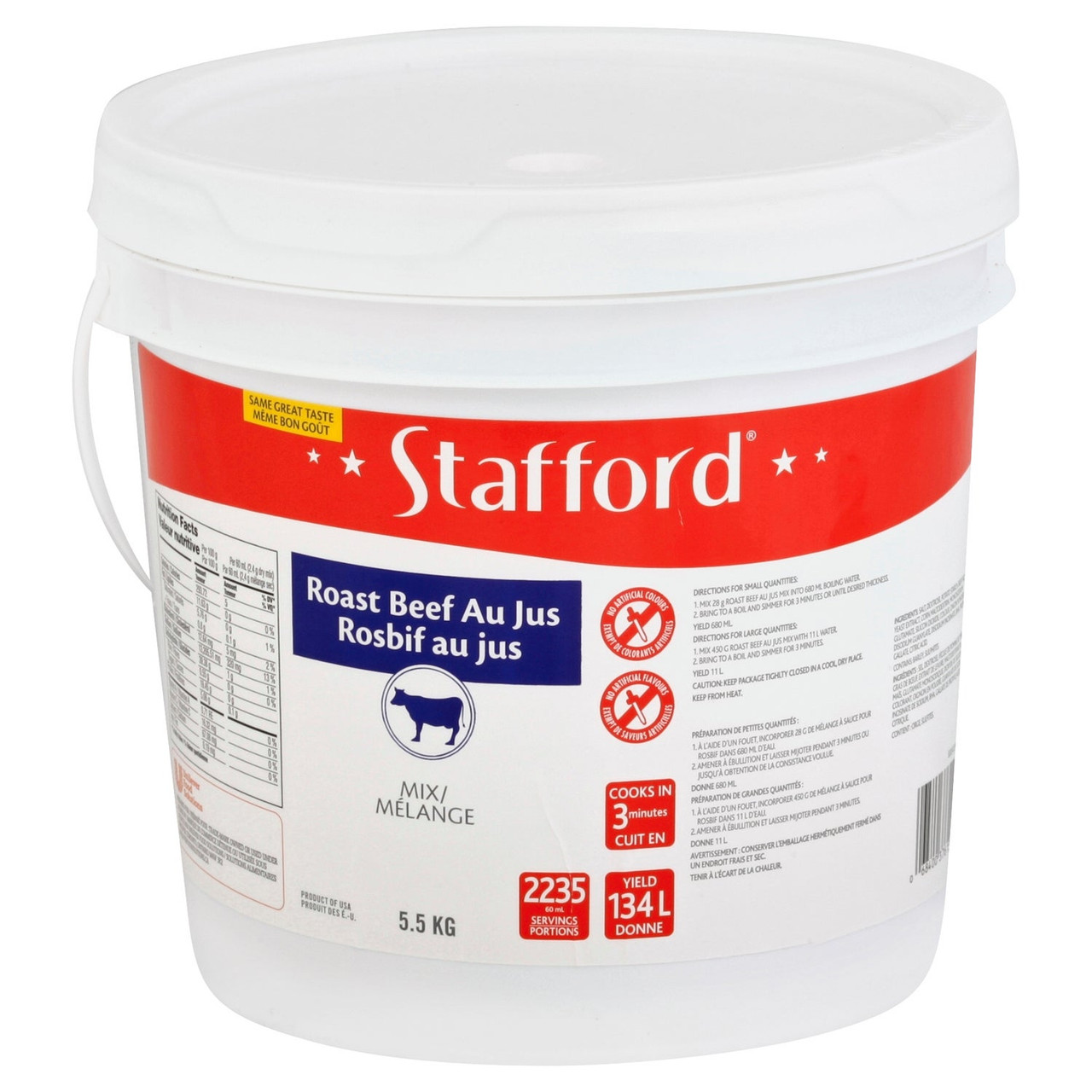 Stafford Beef Au Jus Gravy Mix | 5.5KG/Unit, 1 Unit/Case