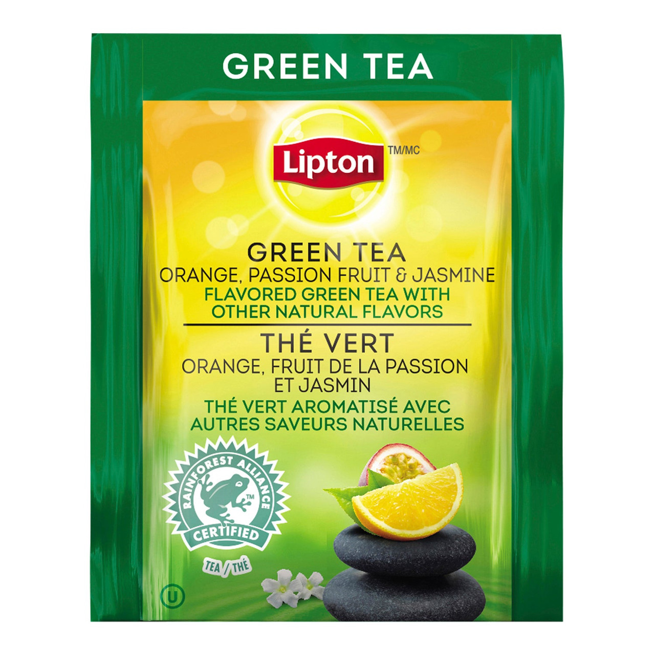 Lipton Orange Passion Fruit & Jasmine Green Tea | 28UN/Unit, 6 Units/Case