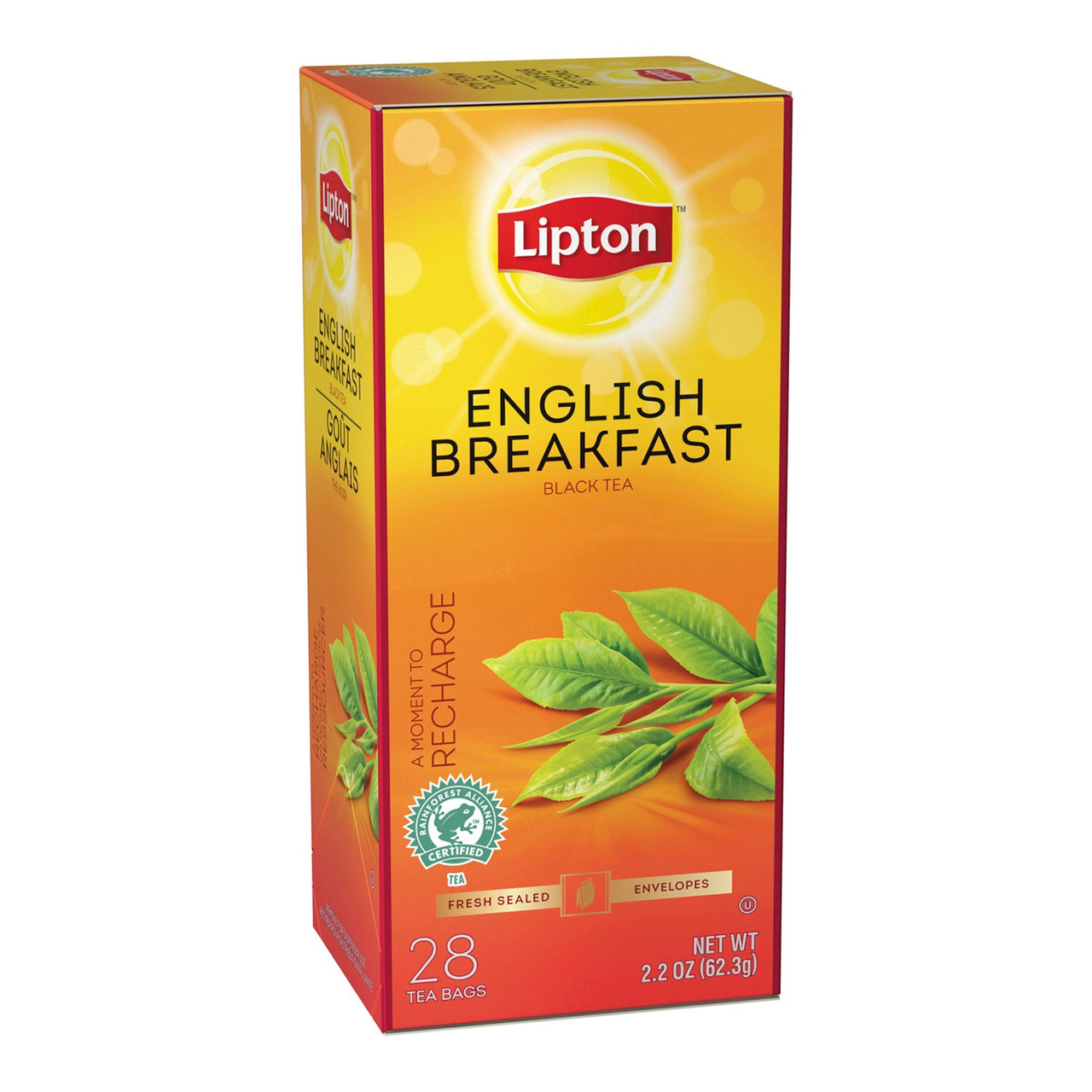 Lipton English Breakfast Black Tea - 28/Unit, 6 Units/Case-Chicken Pieces