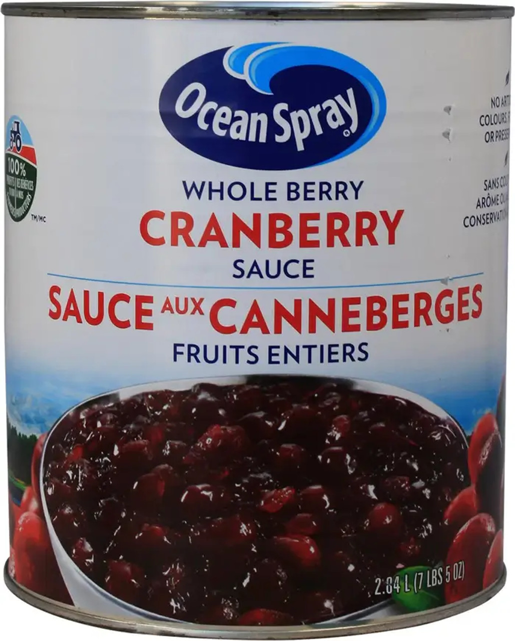 Ocean Spray Whole Cranberry Sauce | 2.45L/Unit, 6 Units/Case