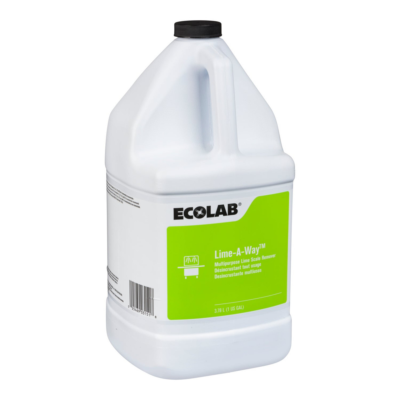Ecolab Descaler Lime Away Solvent Cleaner | 3.78L/Unit, 4 Units/Case