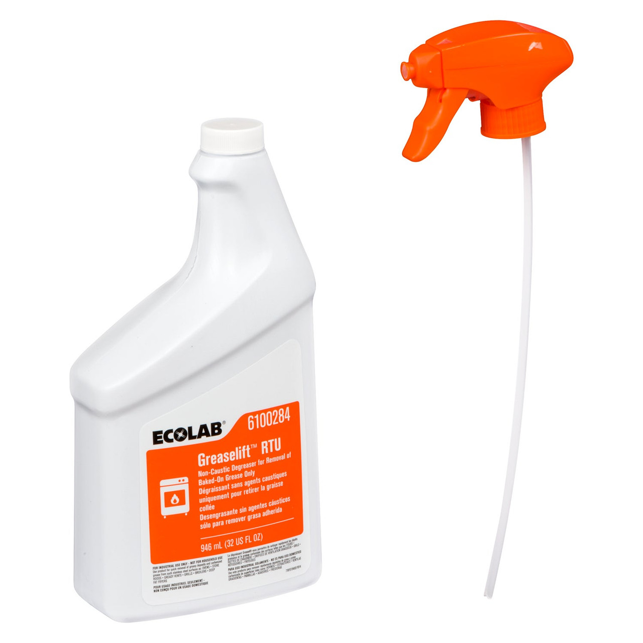 Ecolab Greaselift Ready to Use Degreaser Cleaner | 946ML/Unit, 6 Units/Case