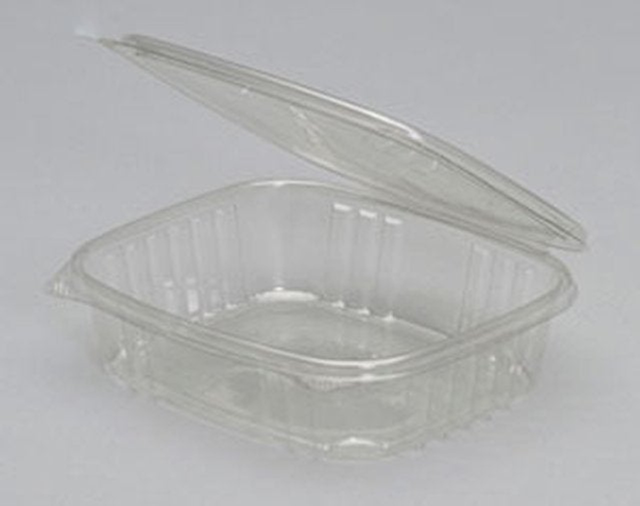 Genpak Clear 3 Compartment Hinged Container Case