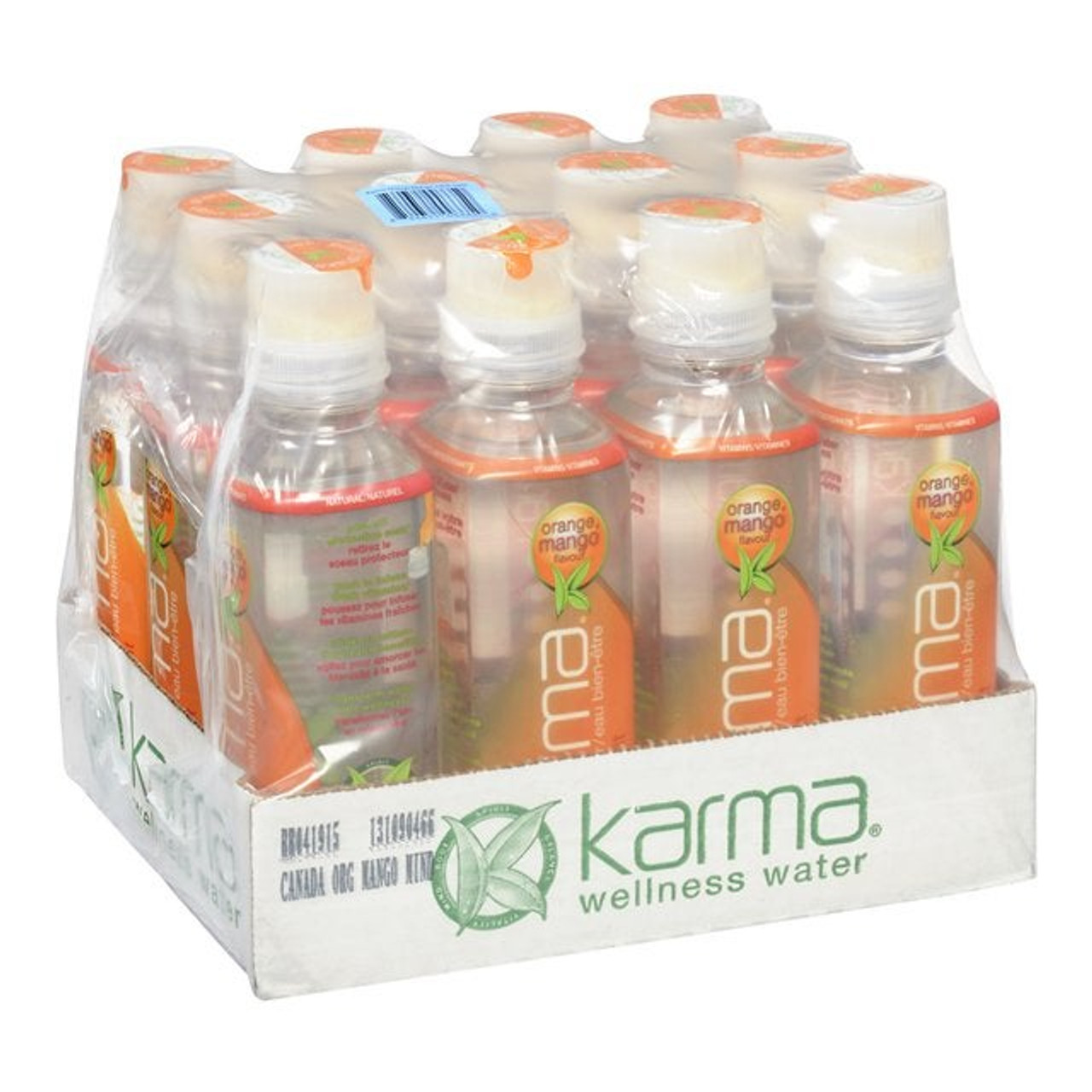Karma Flavoured Organic Orange Mango Water, Polyethylene | 532ML/Unit, 12 Units/Case