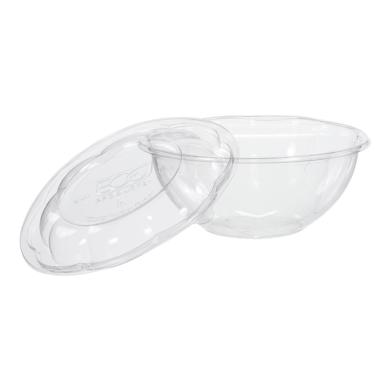 Eco Products 24oz Clear Pla Plastic Bowls, With Lid, Ecology Friendly | 150UN/Unit, 1 Unit/Case