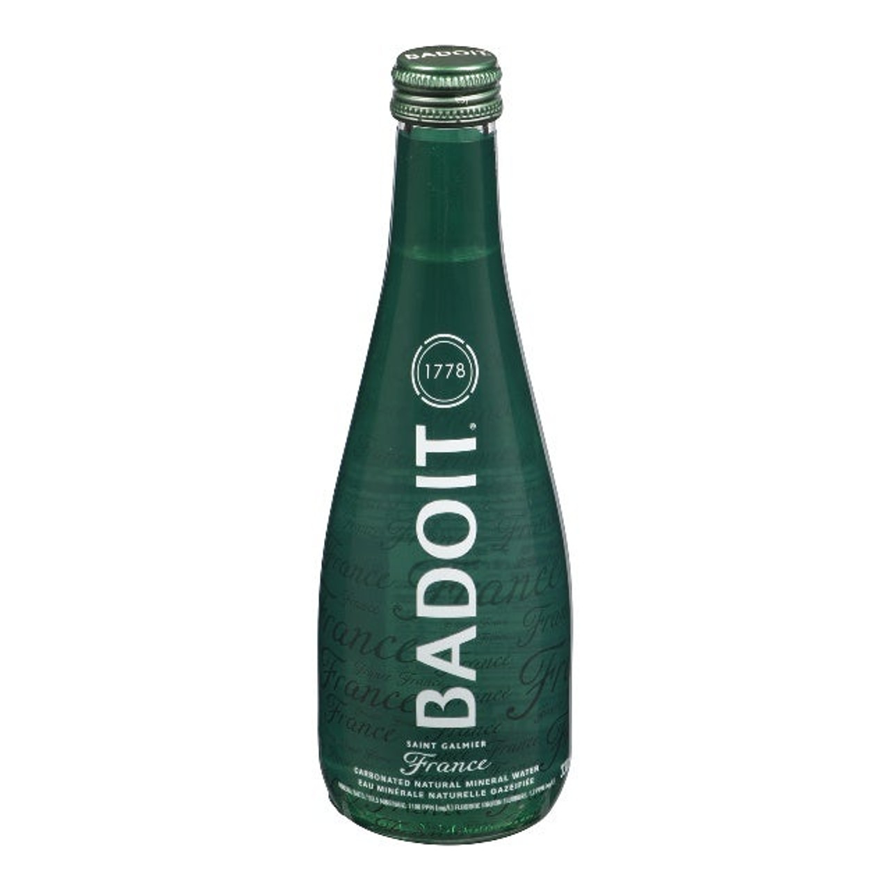 Badoit Natural Sparkling Water, Glass | 330ML/Unit, 20 Units/Case
