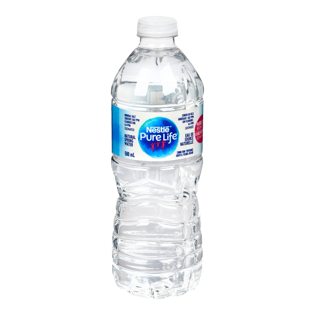 Pure Life Natural Spring Water, Polyethylene | 500ML/Unit, 24 Units/Case