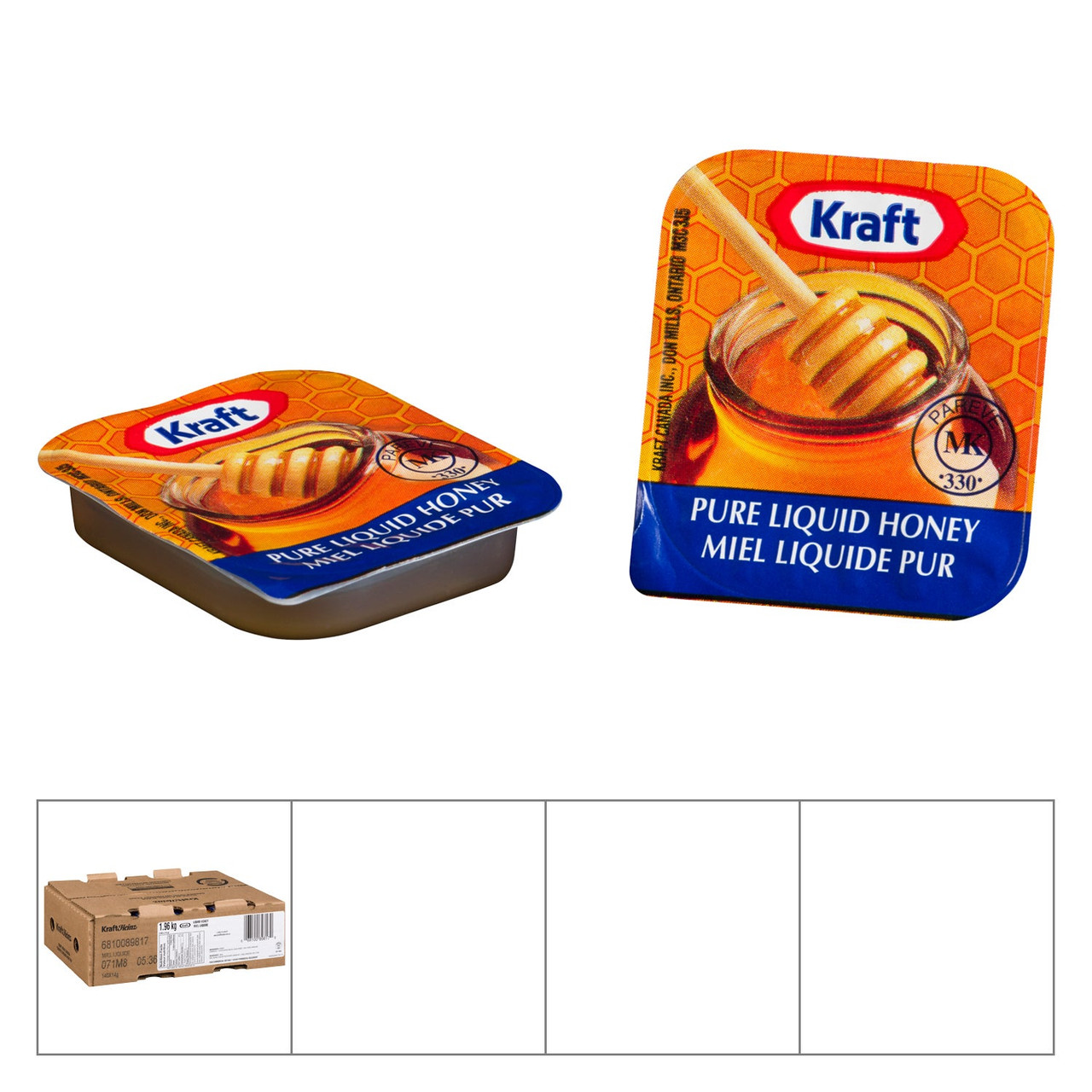 Kraft Liquid Honey, Portion | 14G/Unit, 140 Units/Case