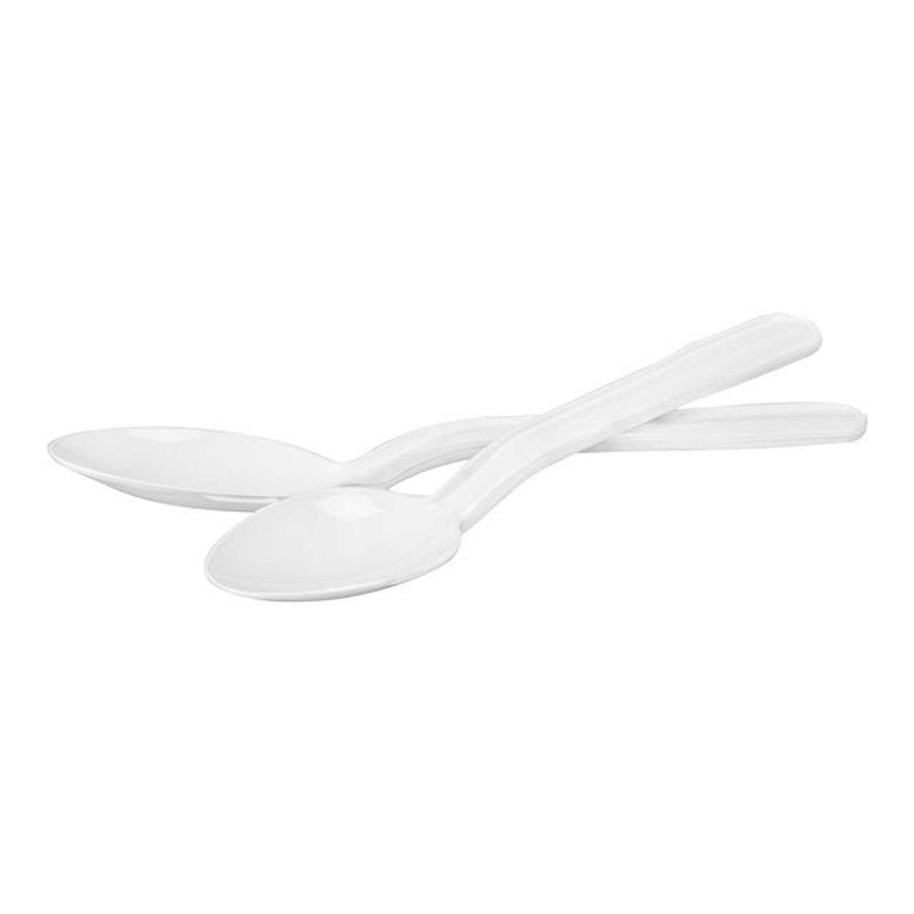 Polar White Biodegradable Plastic Tea Spoons, Ecology Friendly, Cutlery | 1UN/Unit, 1000 Units/Case