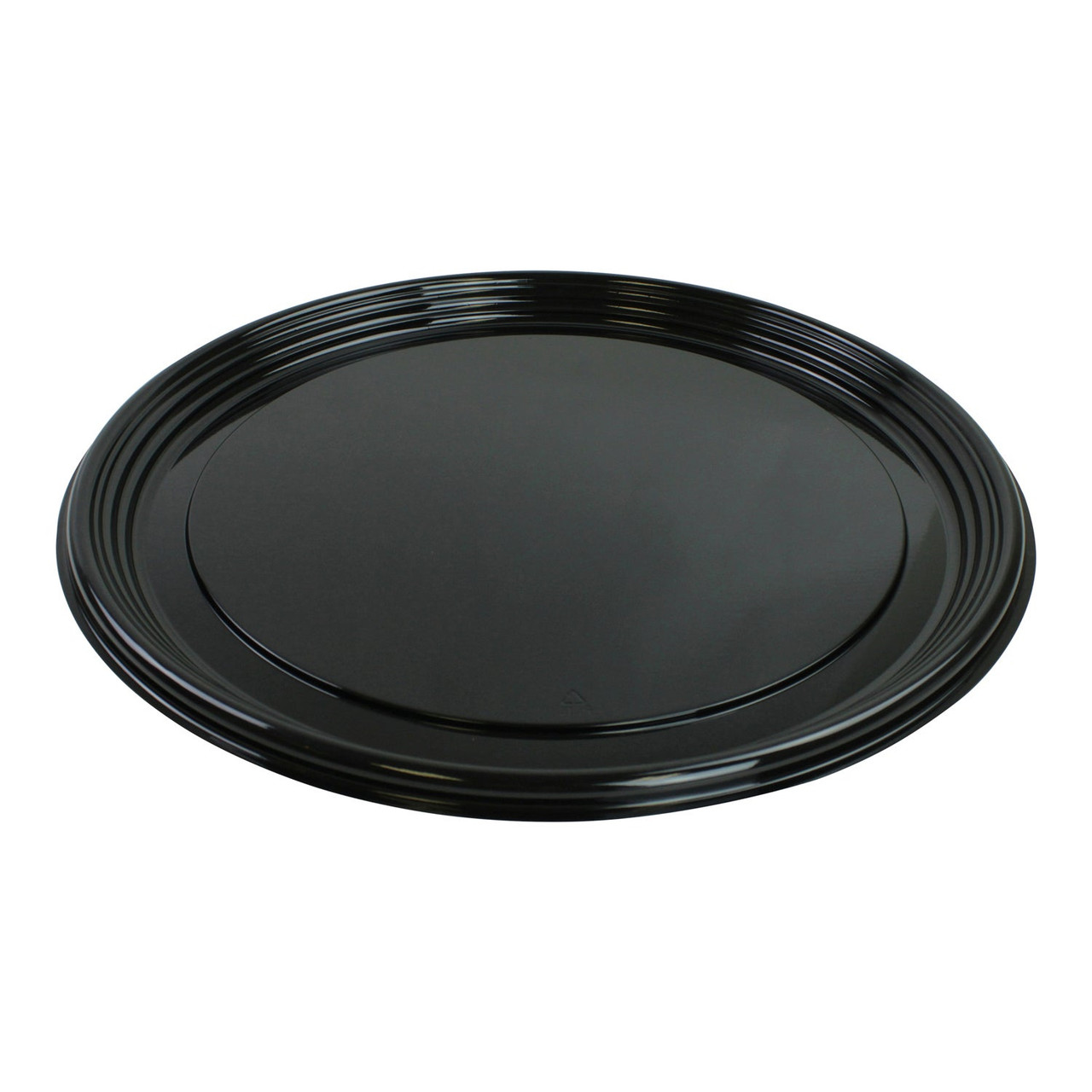 Sabert 16In Black Plastic Round Platters | 36UN/Unit, 1 Unit/Case