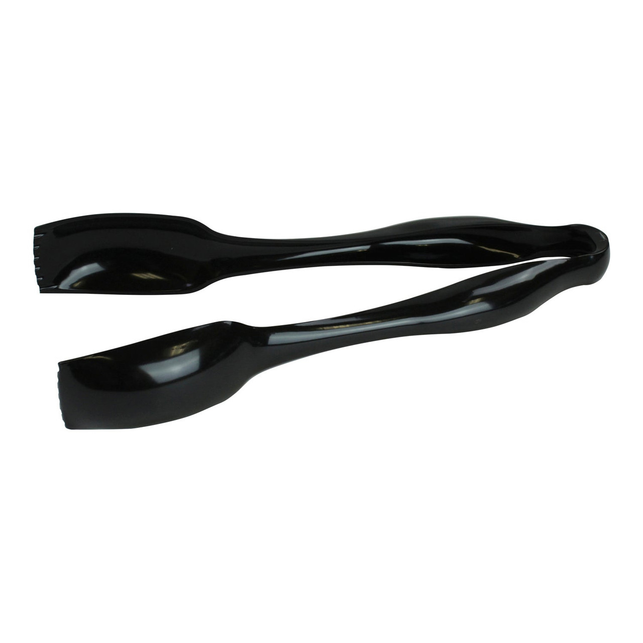 Sabert Cutlery Tongs, S 10In Black Plastic | 36UN/Unit, 1 Unit/Case