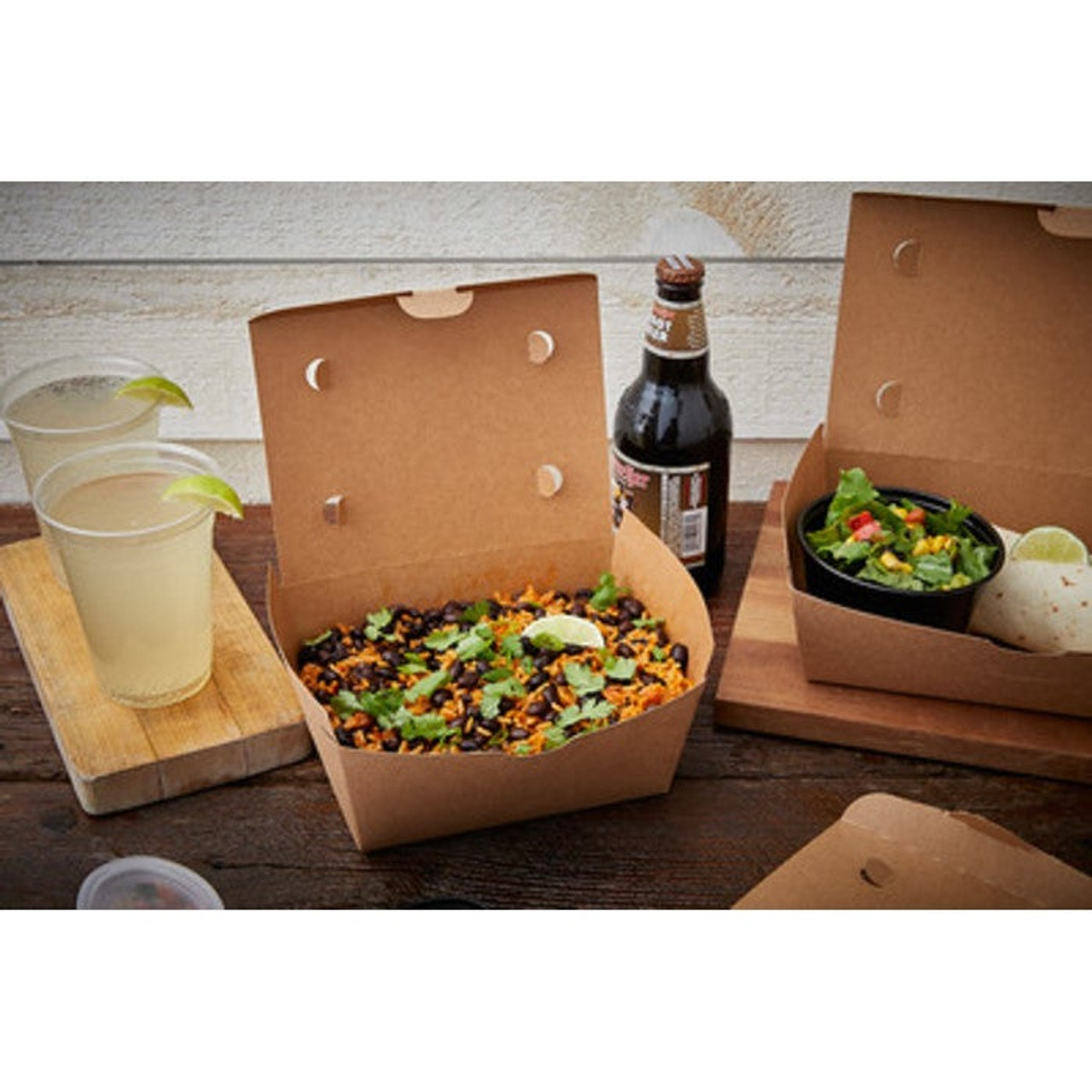 Paper Take-Out Boxes - 66 oz